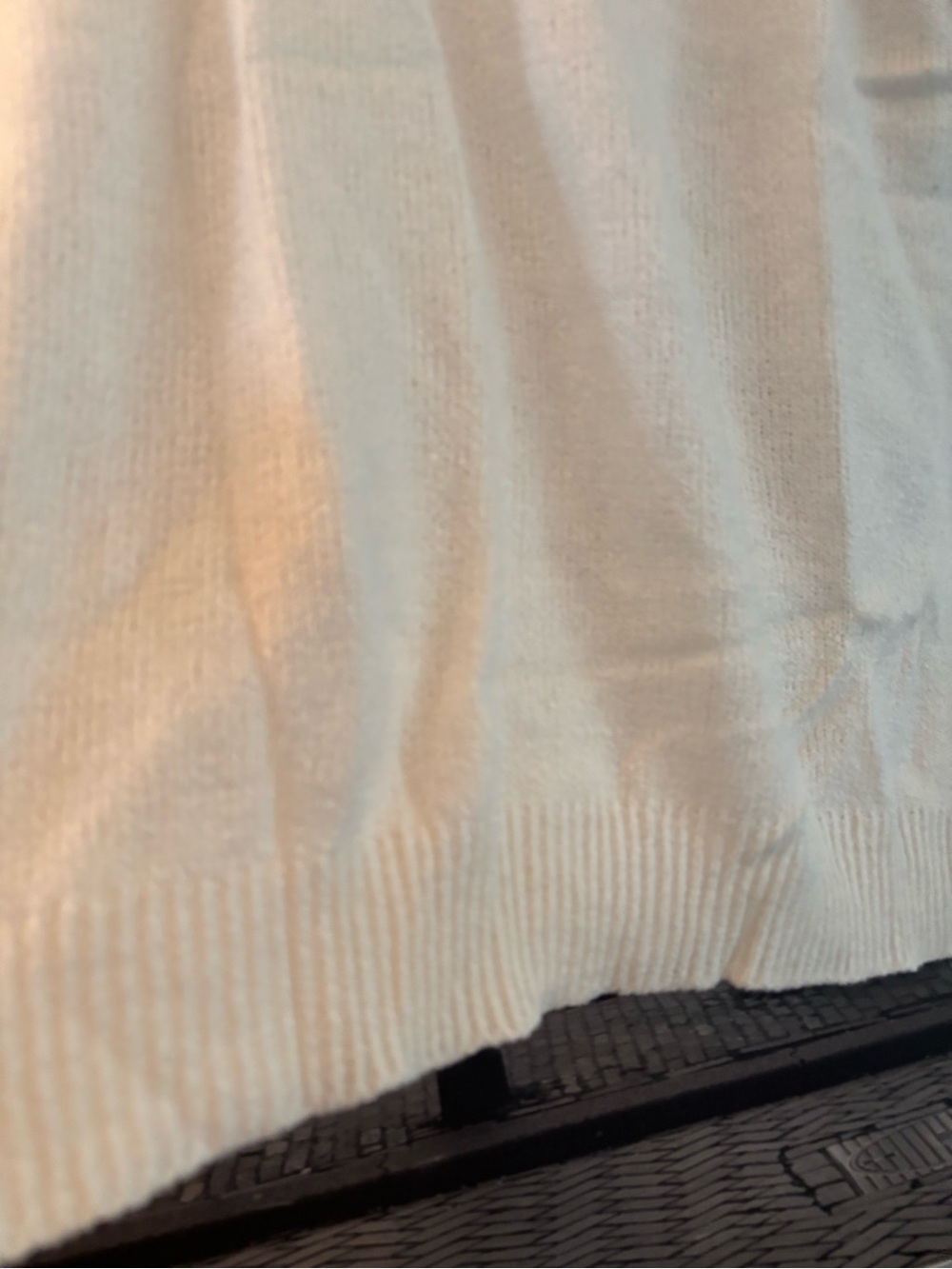 Carolyn Taylor white Crewneck Short-Sleeve Knit Sweater - Picture 5 of 7